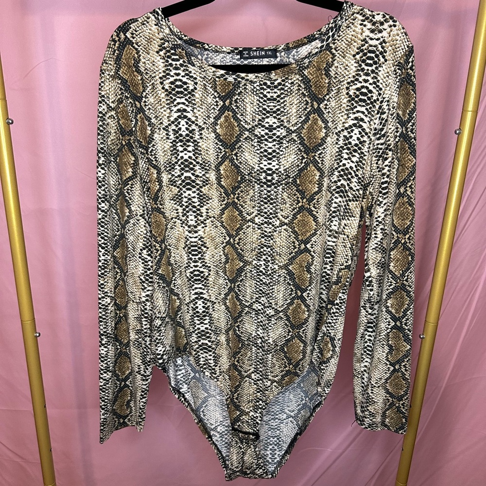 Snake Print Bodysuit